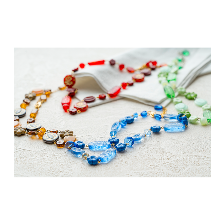 Czech necklace 43cm CZ1