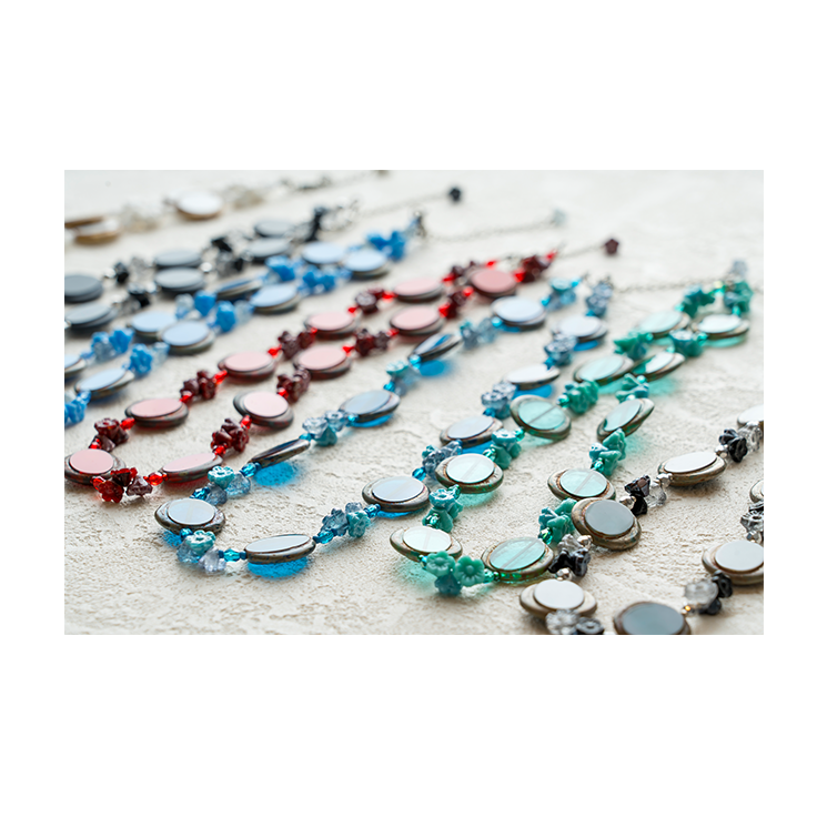 Czech necklace 43cm CZ3