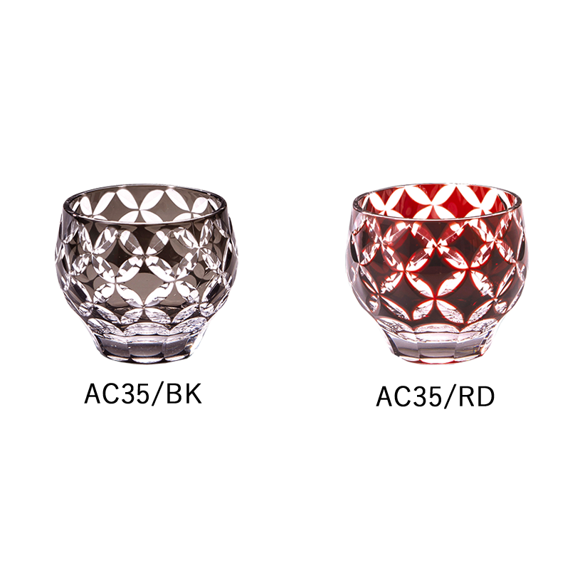 切子酒カップ ダイヤリング AC35 AC35/RD