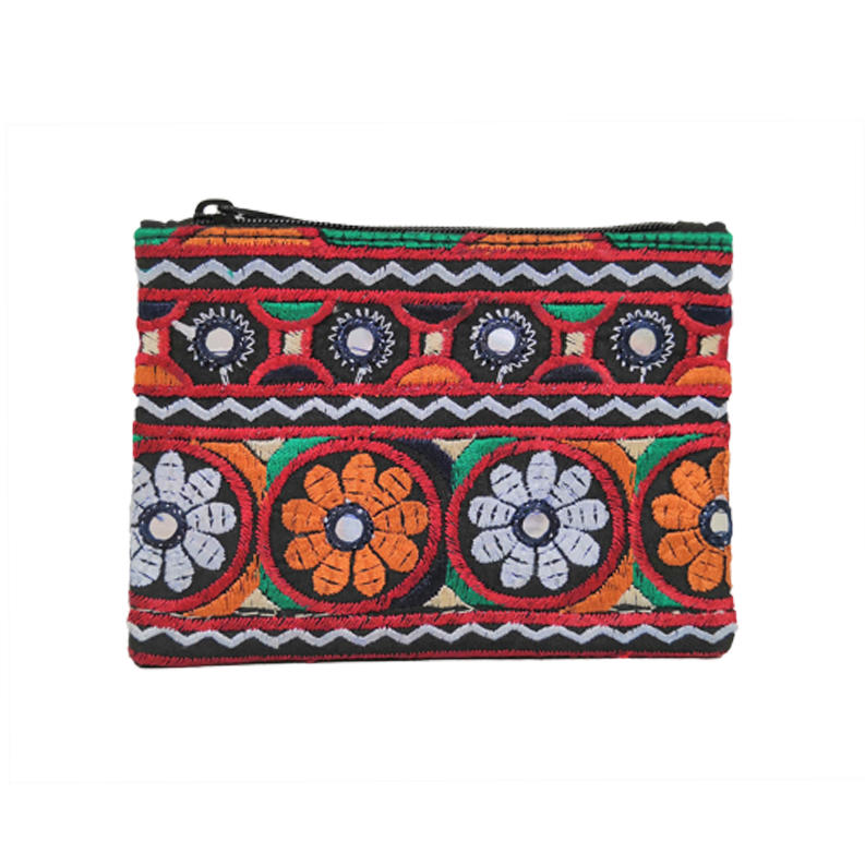 インド製手刺繍コインケース