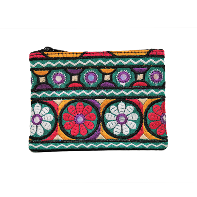 インド製手刺繍コインケース