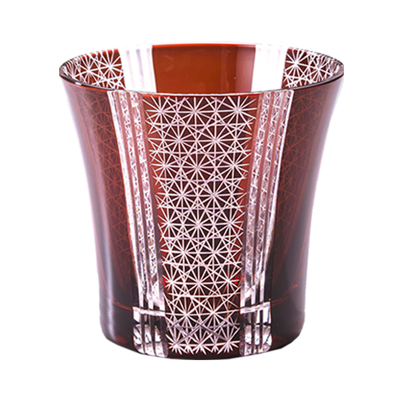 Vaso de roca Kiriko Sashiko Stripe AS310