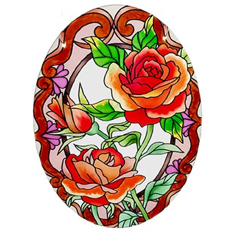 Suncatcher Oval L Vertical