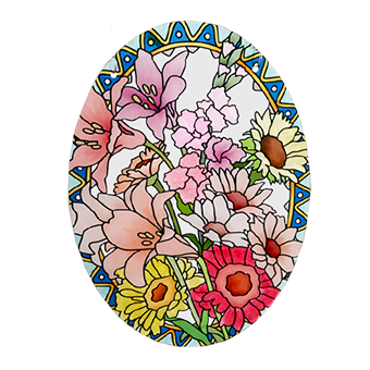 Suncatcher Oval L Vertical