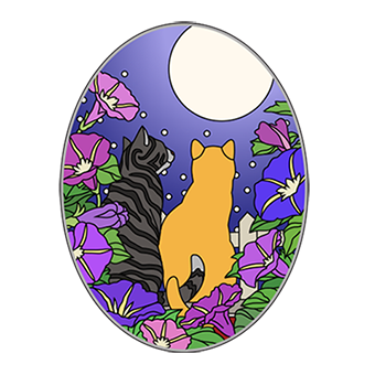 Suncatcher Oval L Vertical