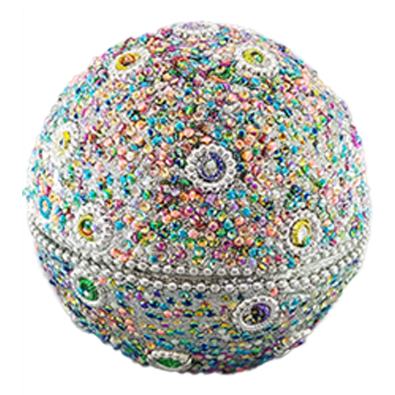 Indian Galaxy Ball Shaped Box L DEV92