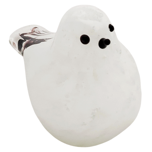 ガラスオブジェ シマエナガ
