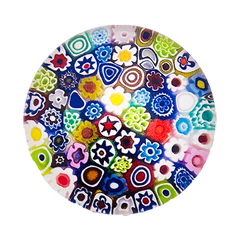 Glass magnet, round, 4cm, 72-80