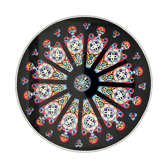 Imán de cristal, redondo, 4 cm, 81-87