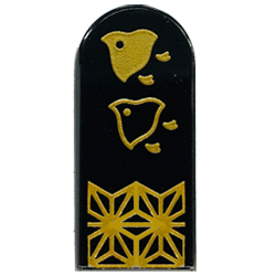 Abrillantador de uñas dorado Makie Chidori Asanoha NP90BA