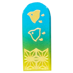 Abrillantador de uñas dorado Makie Chidori Asanoha NP90BA