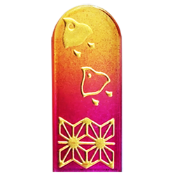 Abrillantador de uñas dorado Makie Chidori Asanoha NP90BA