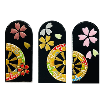 爪やすり(ネイルシャイナー) 金蒔絵 源氏車NP90W