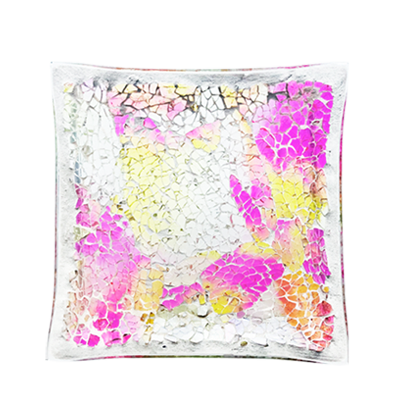 Plato decorativo de mosaico PLZS