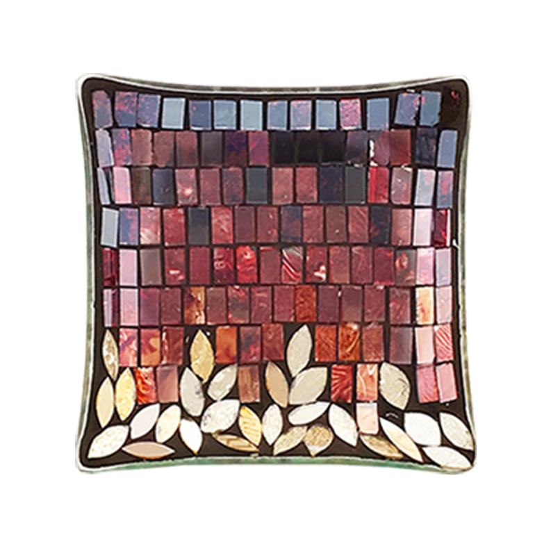 Plato decorativo de mosaico PLZS