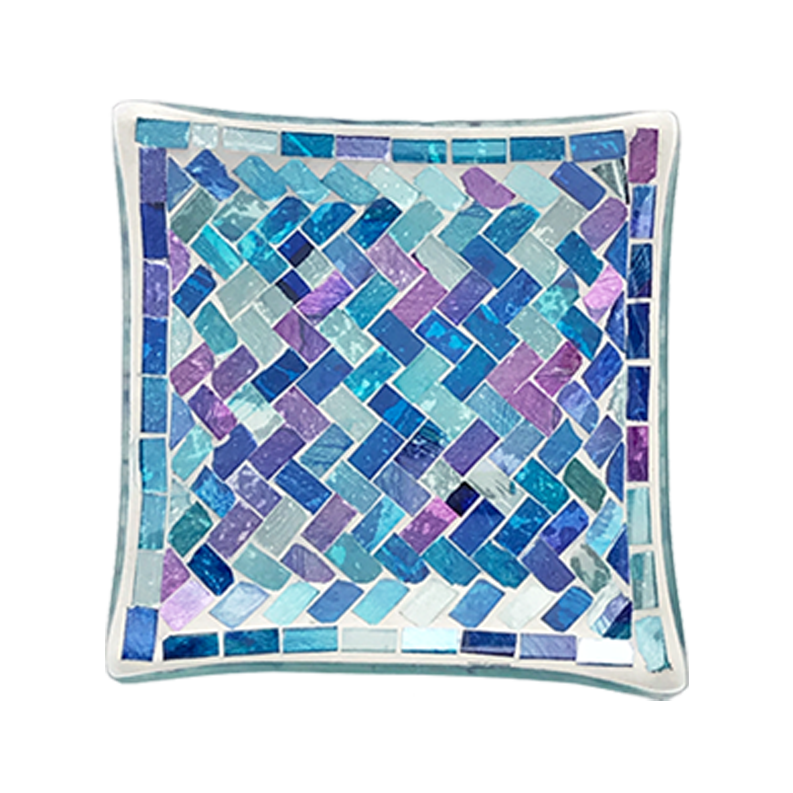 Plato decorativo de mosaico PLZS