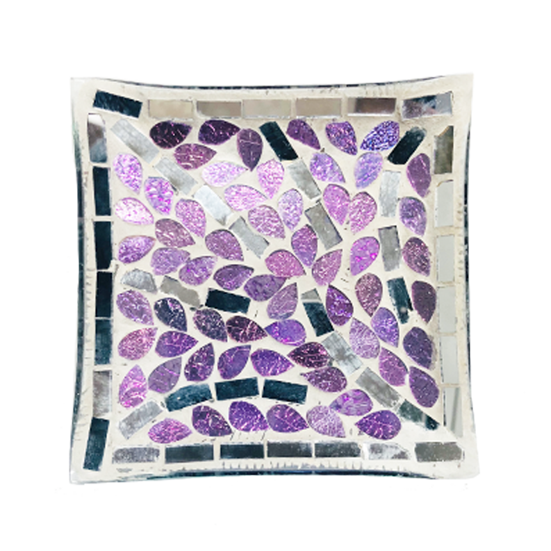 Plato decorativo de mosaico PLZS