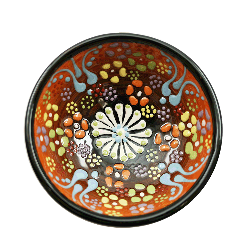Turkish ceramic mini bowl 8cm TU1H