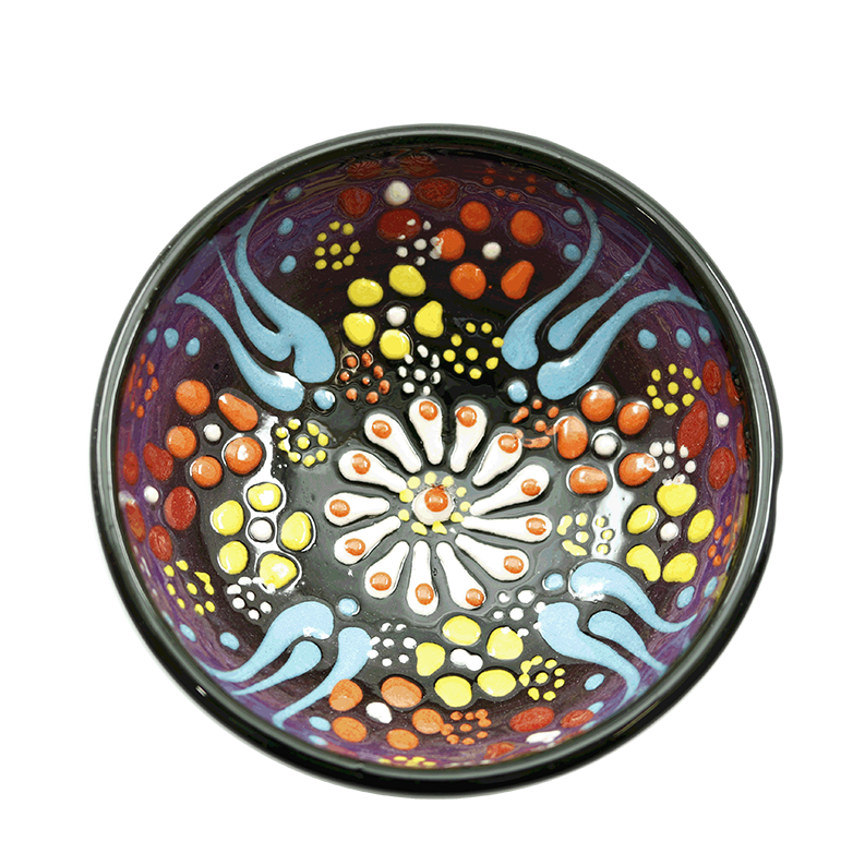 Turkish ceramic mini bowl 8cm TU1H
