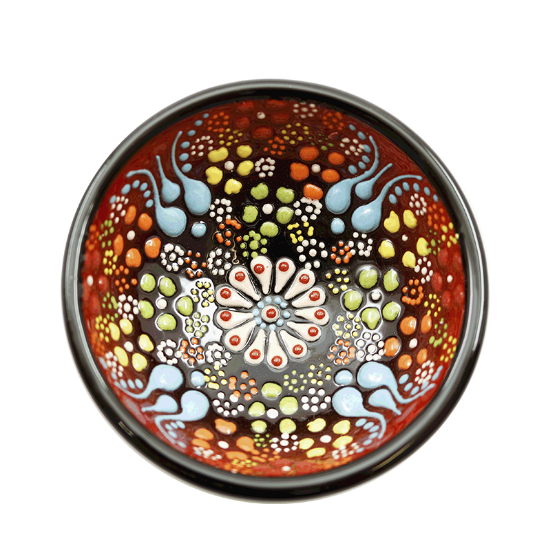 Turkish ceramic mini bowl 8cm TU1H