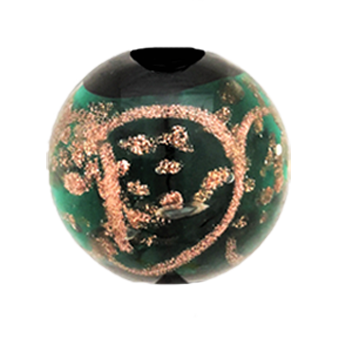 Glass bead pendant