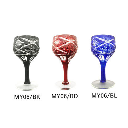 切子足付高杯 閃光 MY06 MY06/BL