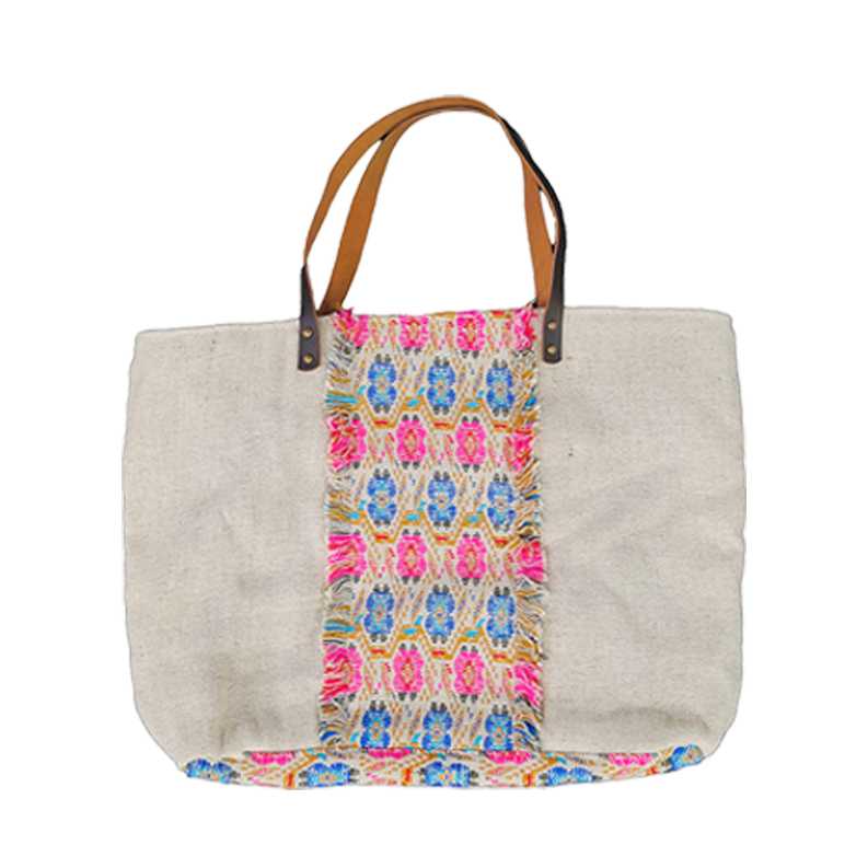 Bolso de mano indio tejido a mano