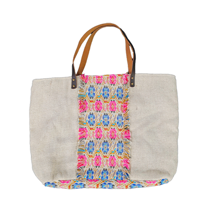 Bolso de mano indio tejido a mano