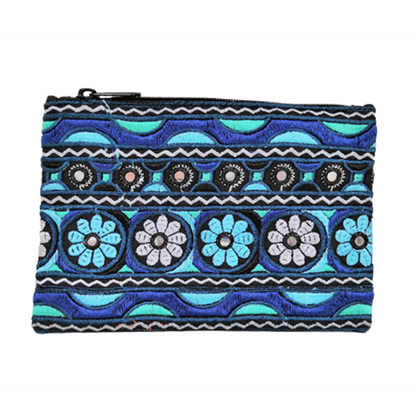 インド製手刺繍ポーチ