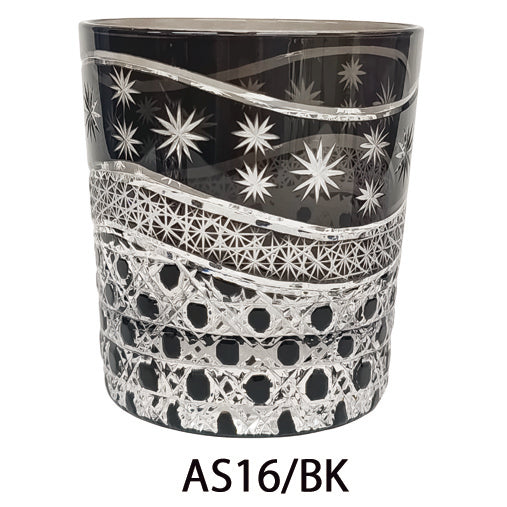 切子ロックグラス 刺子煌めき AS16