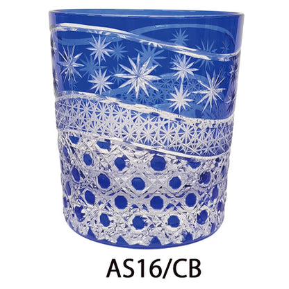 切子ロックグラス 刺子煌めき AS16