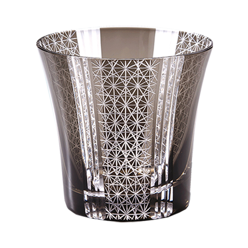 Kiriko Rock Glass Sashiko Stripe AS310