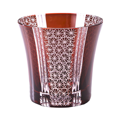 Vaso de roca Kiriko Sashiko Stripe AS310