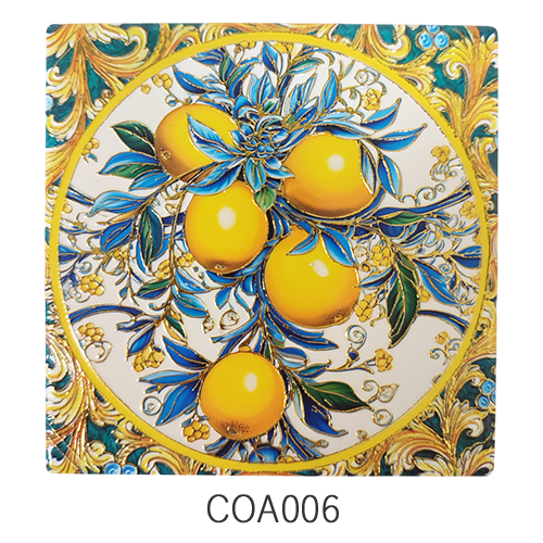 陶器製キラキラコースター