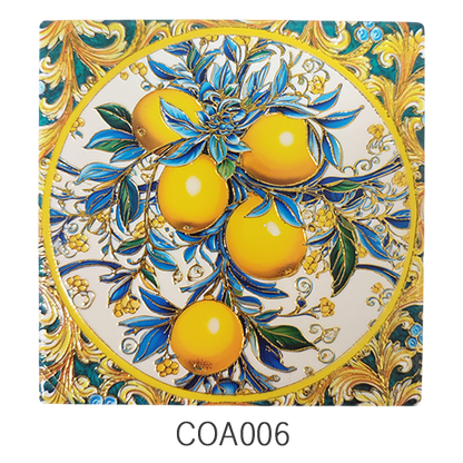 陶器製キラキラコースター