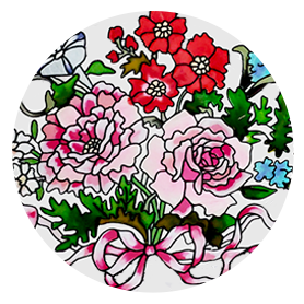 ガラスコースター FV019～030