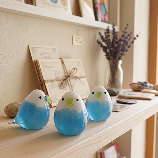 ガラスオブジェ アクア鳥