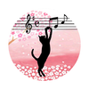 43 Gato y nota musical