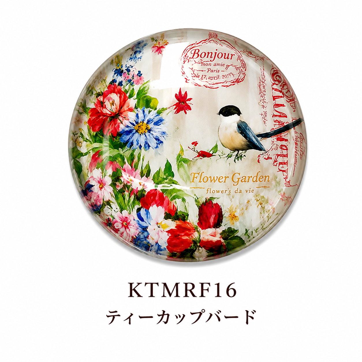ガラスマグネット 丸型4cm 93～97