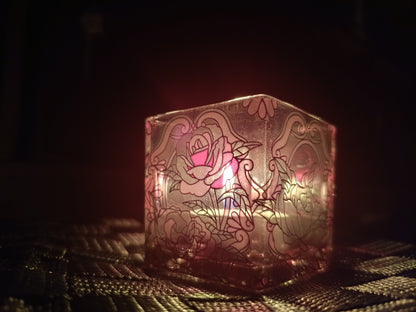 ステンドグラス風キャンドルホルダー6cm