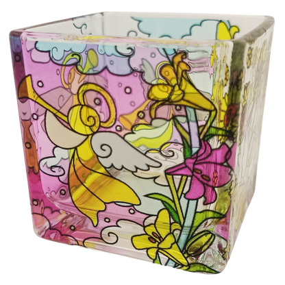 ステンドグラス風キャンドルホルダー6cm