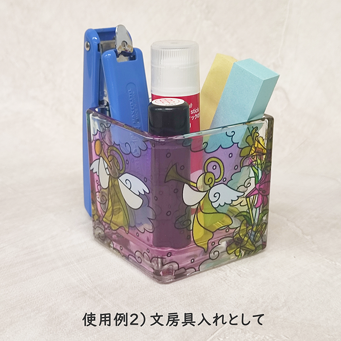 ステンドグラス風キャンドルホルダー6cm