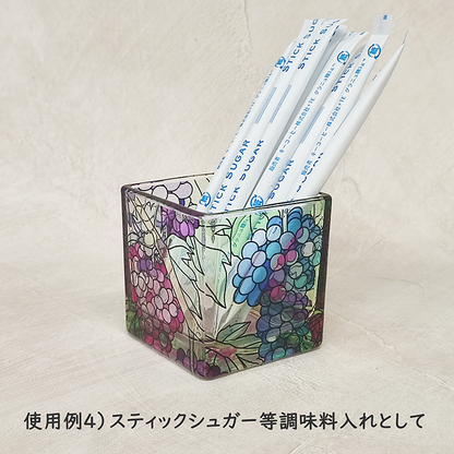 ステンドグラス風キャンドルホルダー6cm