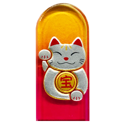 爪やすり（ネイルシャイナー） 金蒔絵 招き猫NP90C