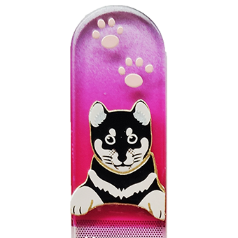 爪やすり（ネイルシャイナー） 金蒔絵 柴犬NP90D