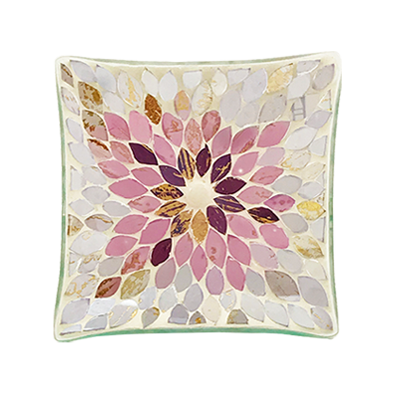 Plato decorativo de mosaico PLZS