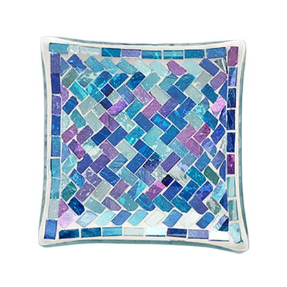 Plato decorativo de mosaico PLZS