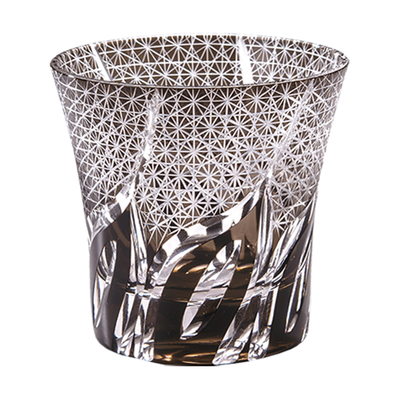 Kiriko Rock Glass Sashiko Wave SA1