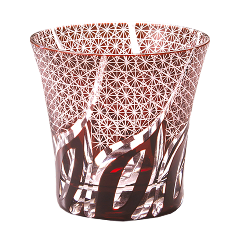 Kiriko Rock Glass Sashiko Wave SA1