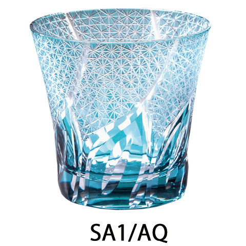 Kiriko Rock Glass Sashiko Wave SA1